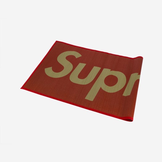 Supreme Woven Straw Mat Red - 20SS