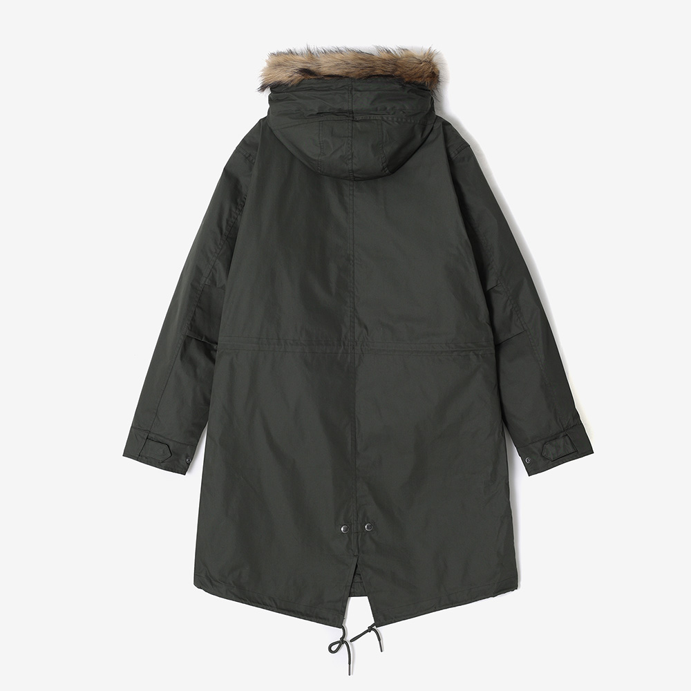 프레드페리 집 인 라이너 파카 헌팅그린(Fred Perry Zip-In Liner Parka Hunting Green) - 6