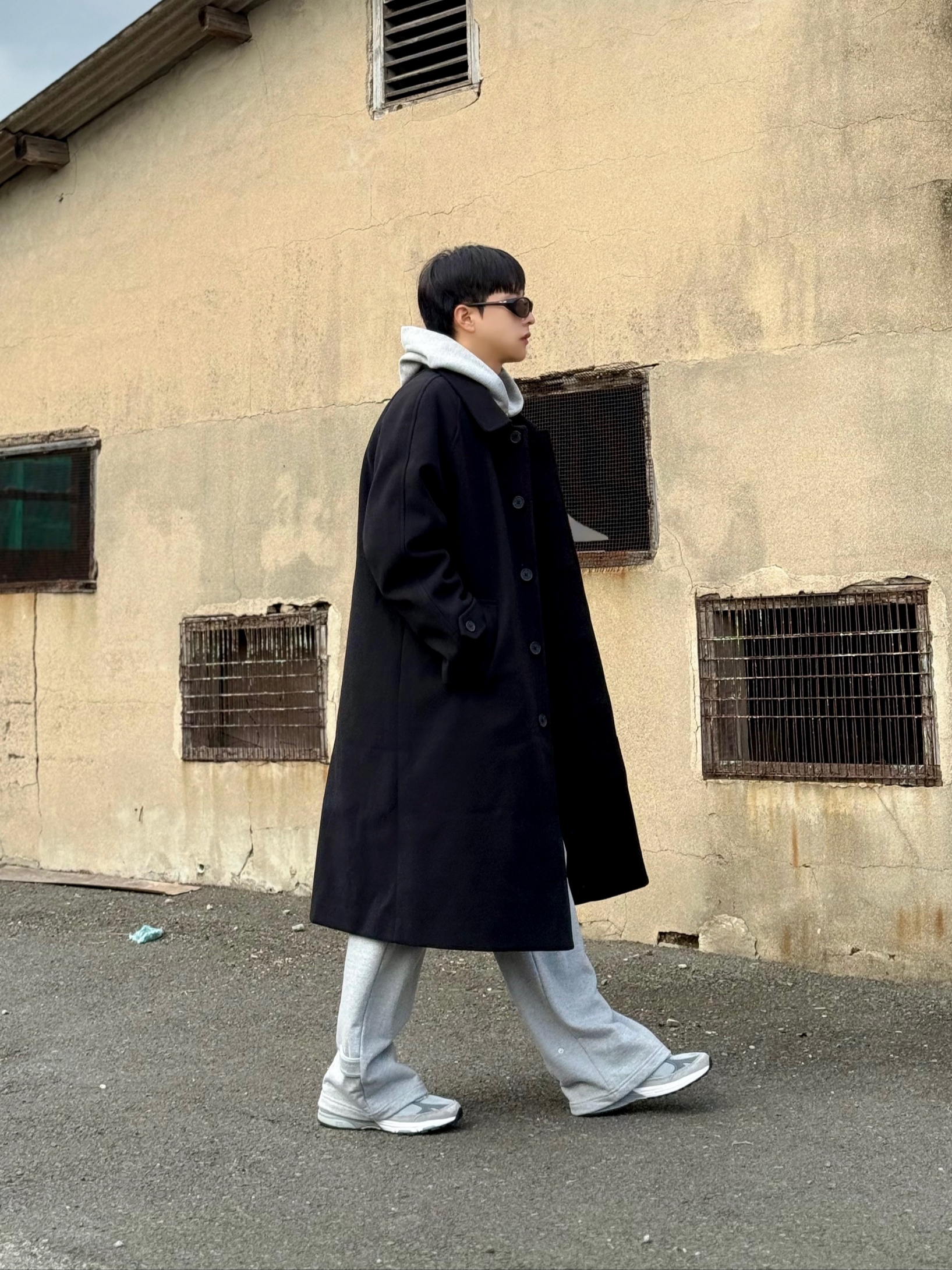 Oakley Eye Jacket Redux Matte Black Frame Prizm Grey Lenses High Bridge Fit, (W) New Balance 993 Made in USA Grey - B Standard 착용 스타일 - 2