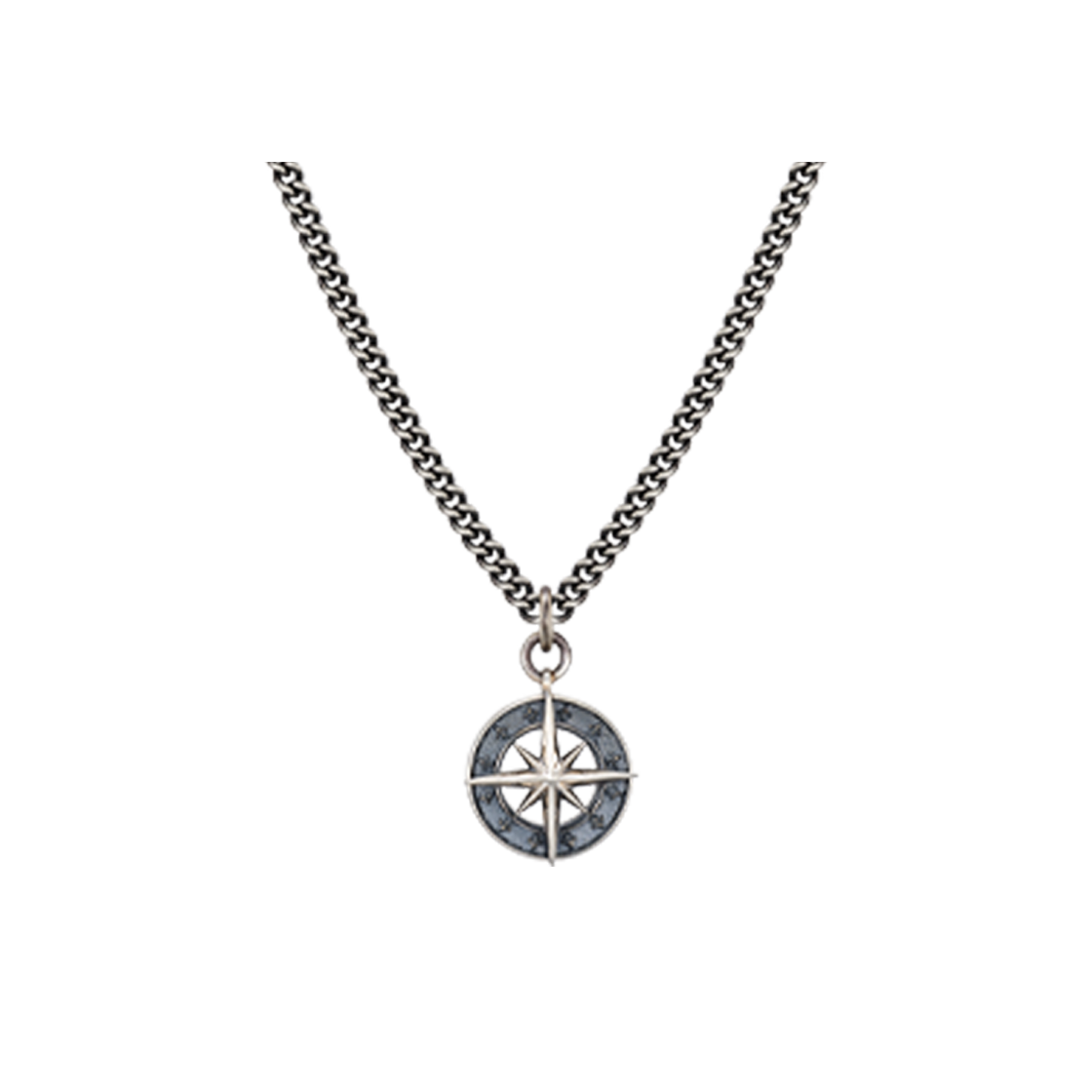 스쿠도 빈티지 컴퍼스 포인트 넥크리스(Scudo Vintage Compass Point Necklace)