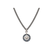 Scudo Vintage Compass Point Necklace