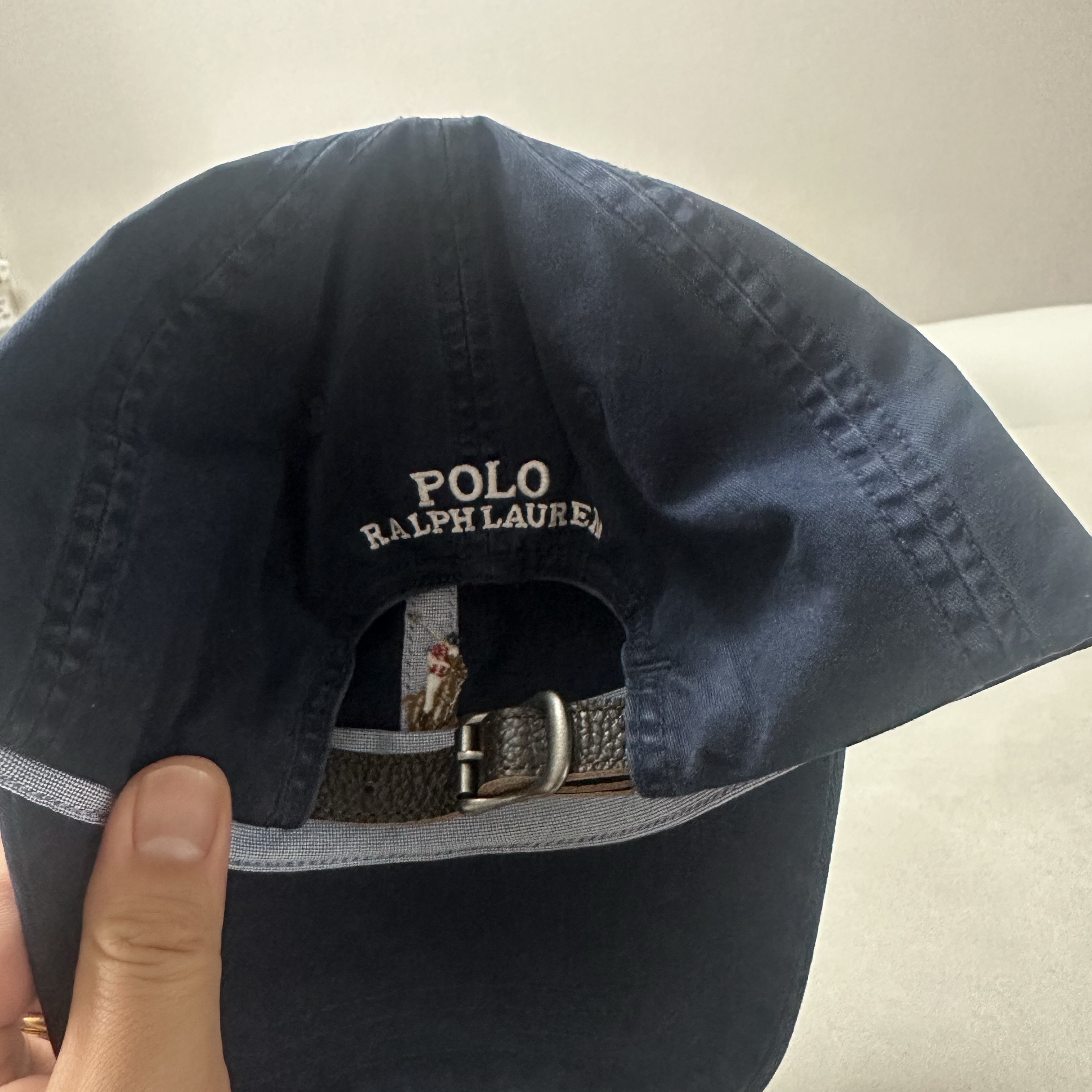 [30% 적립] Polo Ralph Lauren Stretch Cotton Twill Ball Cap Nautical Ink - 24FW 착용 스타일 - 2