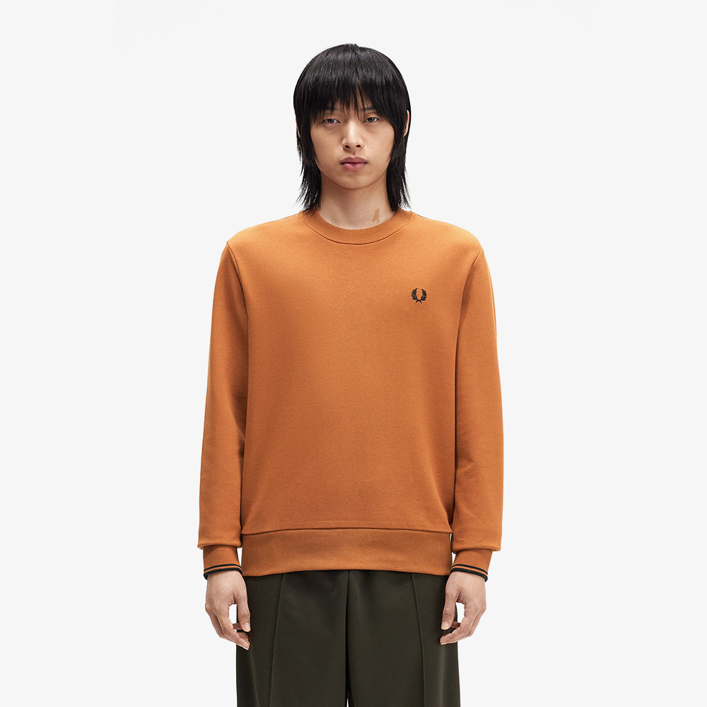 프레드페리 크루넥 스웻셔츠 마멀레이드(Fred Perry Crew Neck Sweatshirt Marmalade) - 2