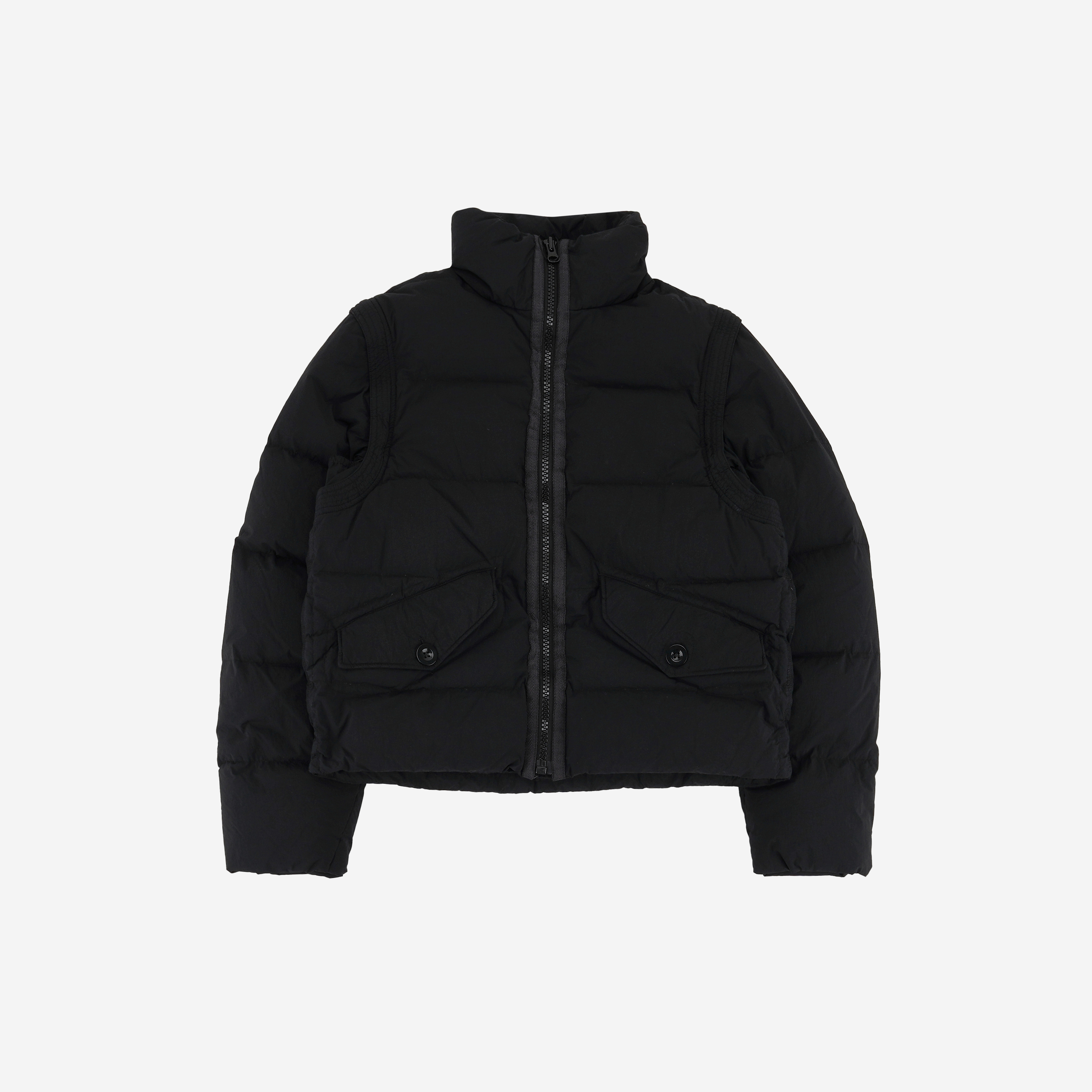 Ten C Austral Down Vest Jacket Black