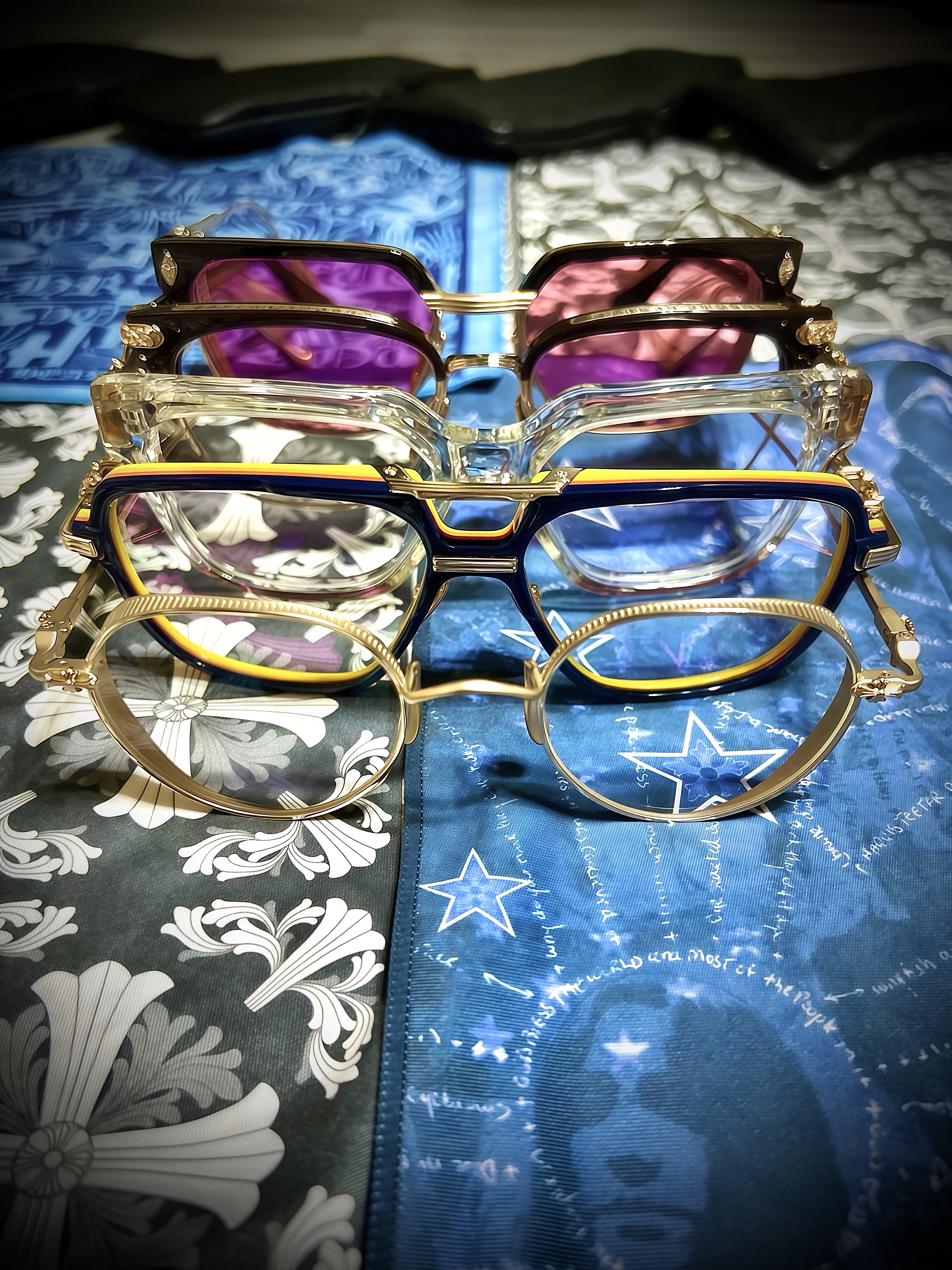 Chrome Hearts Vagasoreass Gold Plated Matte Gold Plated, Chrome Hearts Thirst Trap Blue Hour 착용 스타일 - 6