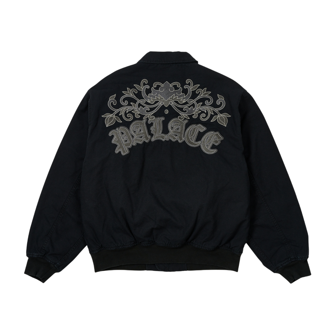S PALACE Floral Canvas Bomber Jacket