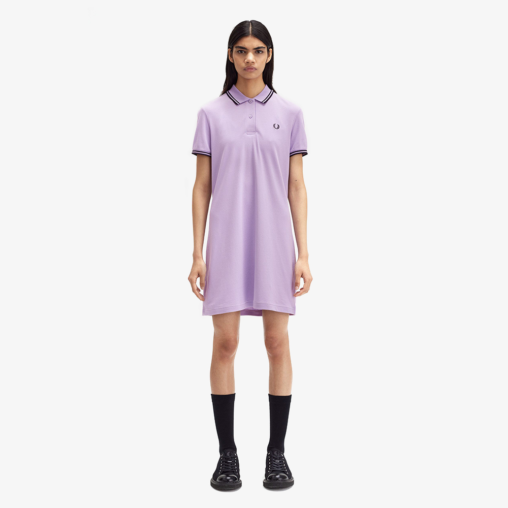 프레드페리 우먼 트윈 팁 프레드페리 드레스 바이올렛/네이비(Fred Perry Womens Twin Tipped Fred Perry Dress Ultra Violet) - 2
