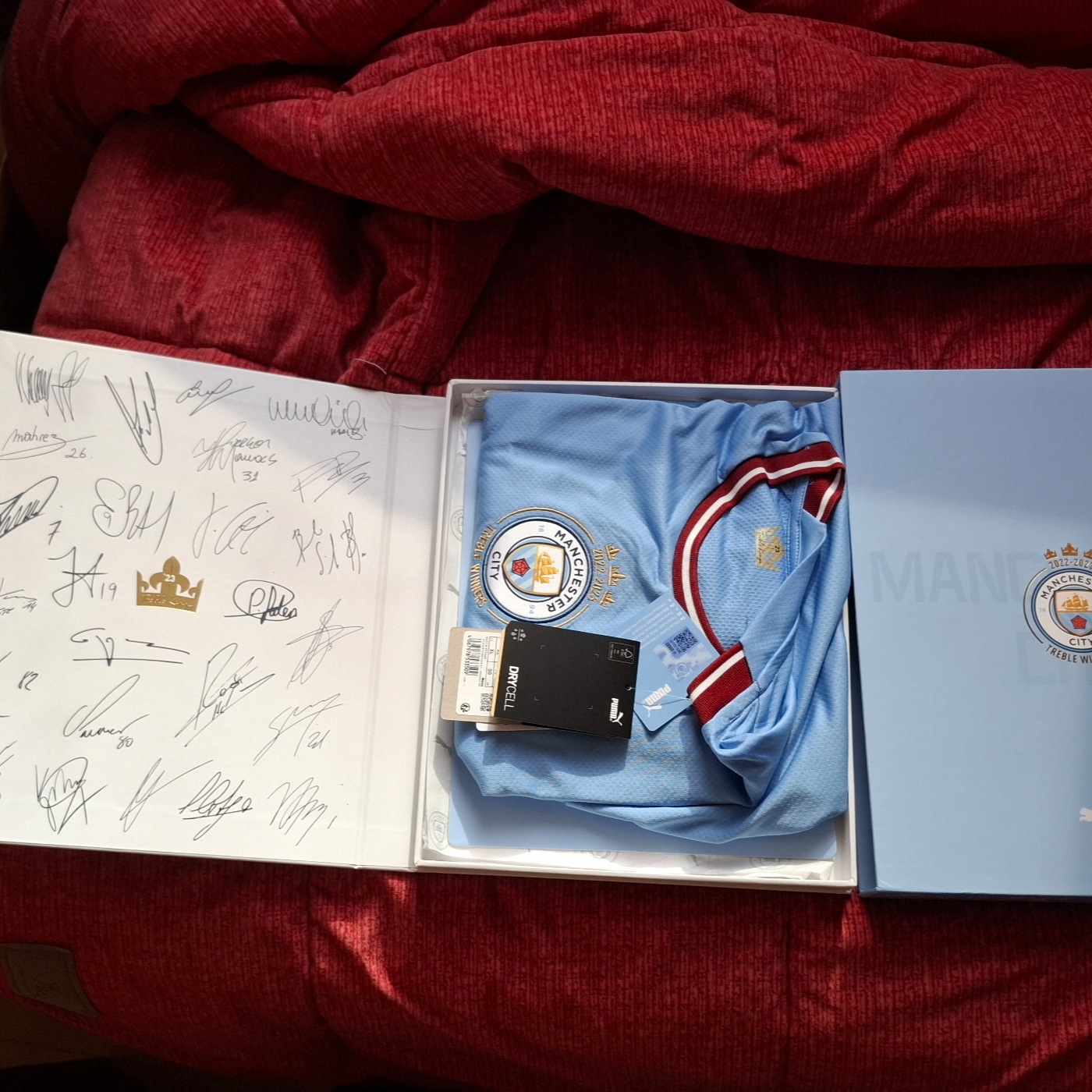 Puma Manchester City 2022/23 Commerative Jersey Team Light Blue (Non Marking Ver.) 착용 스타일