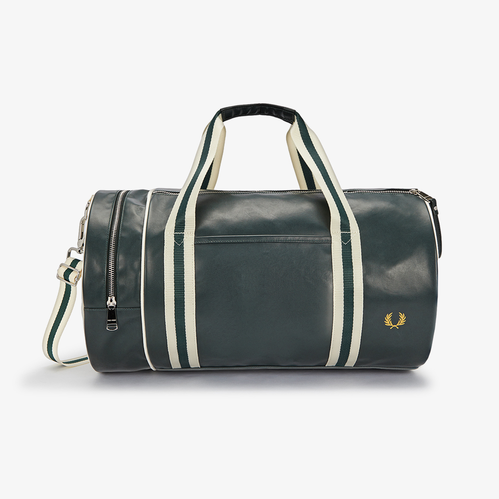 프레드페리 클래식 배럴 백 나이트그린(Fred Perry Classic Barrel Bag Night Green)