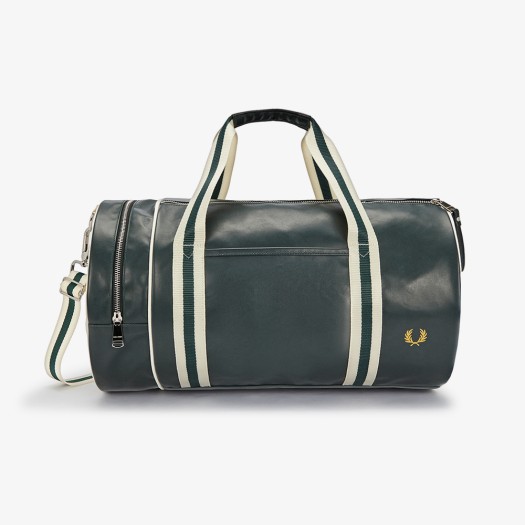 CFPU2437255-T11 Fred Perry Classic Barrel Bag Night Green