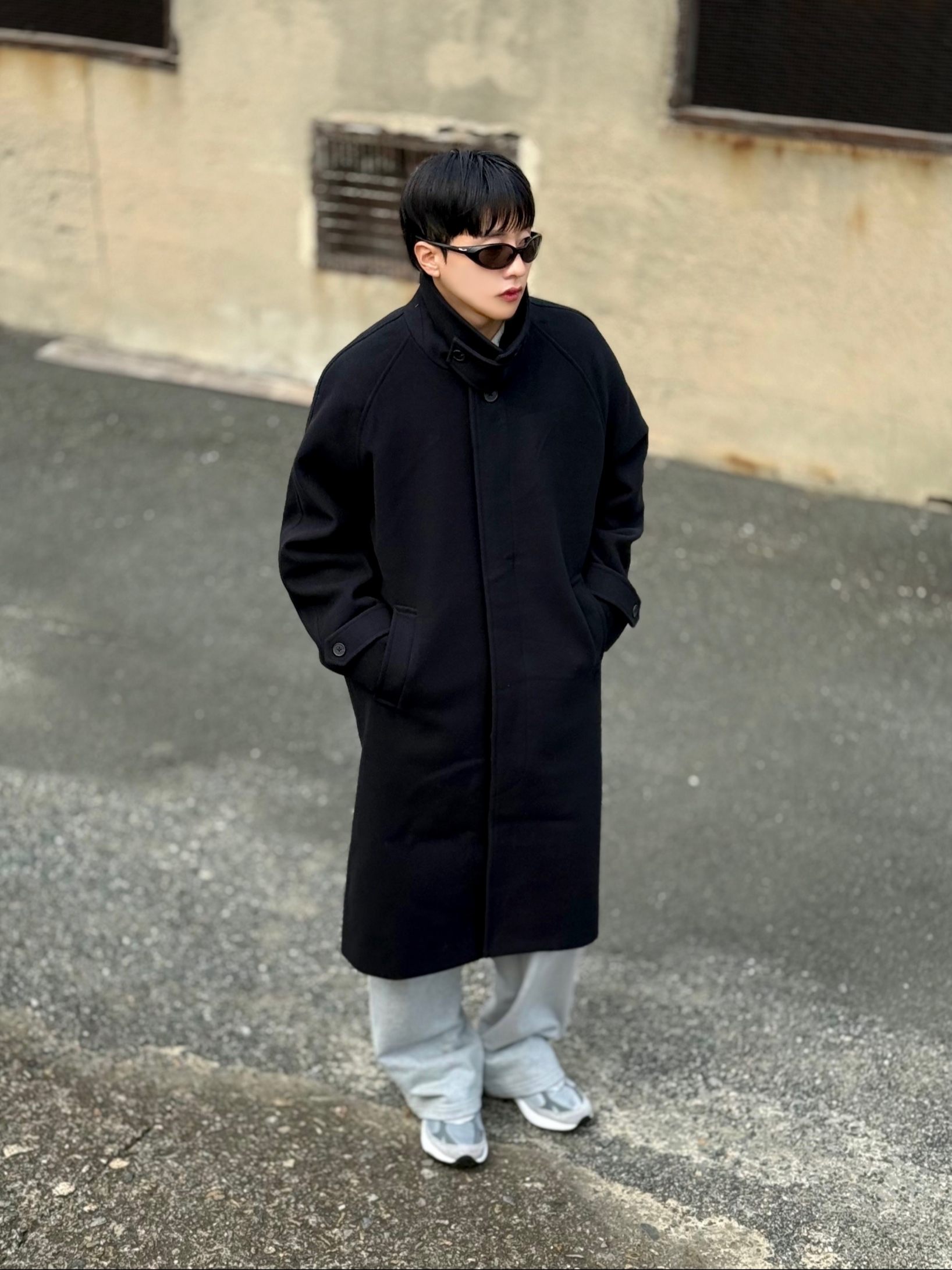 Oakley Eye Jacket Redux Matte Black Frame Prizm Grey Lenses High Bridge Fit, (W) New Balance 993 Made in USA Grey - B Standard 착용 스타일 - 3