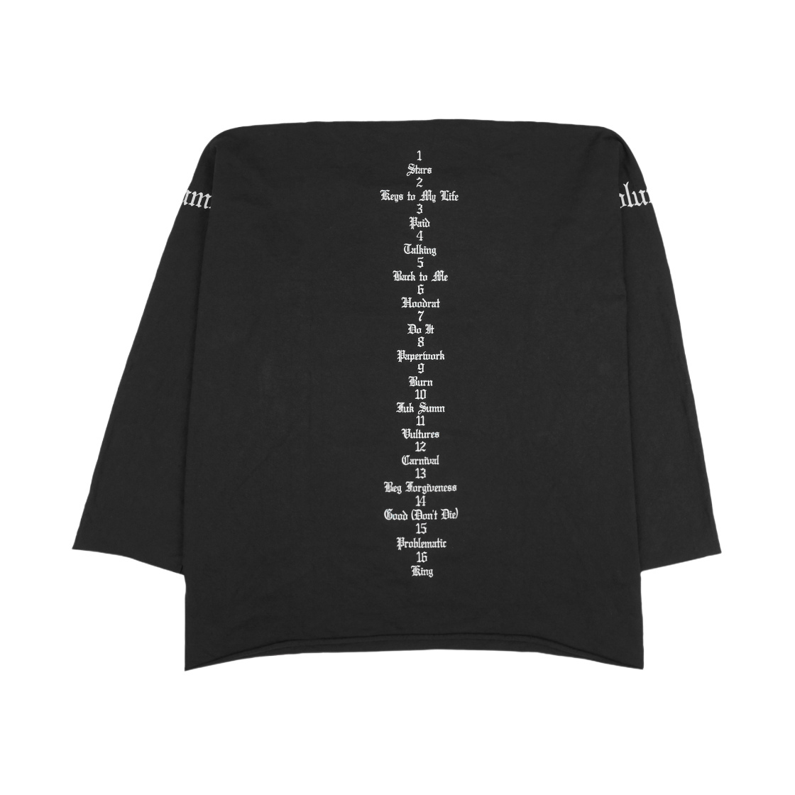 Yeezy long sleeve t shirt hot sale