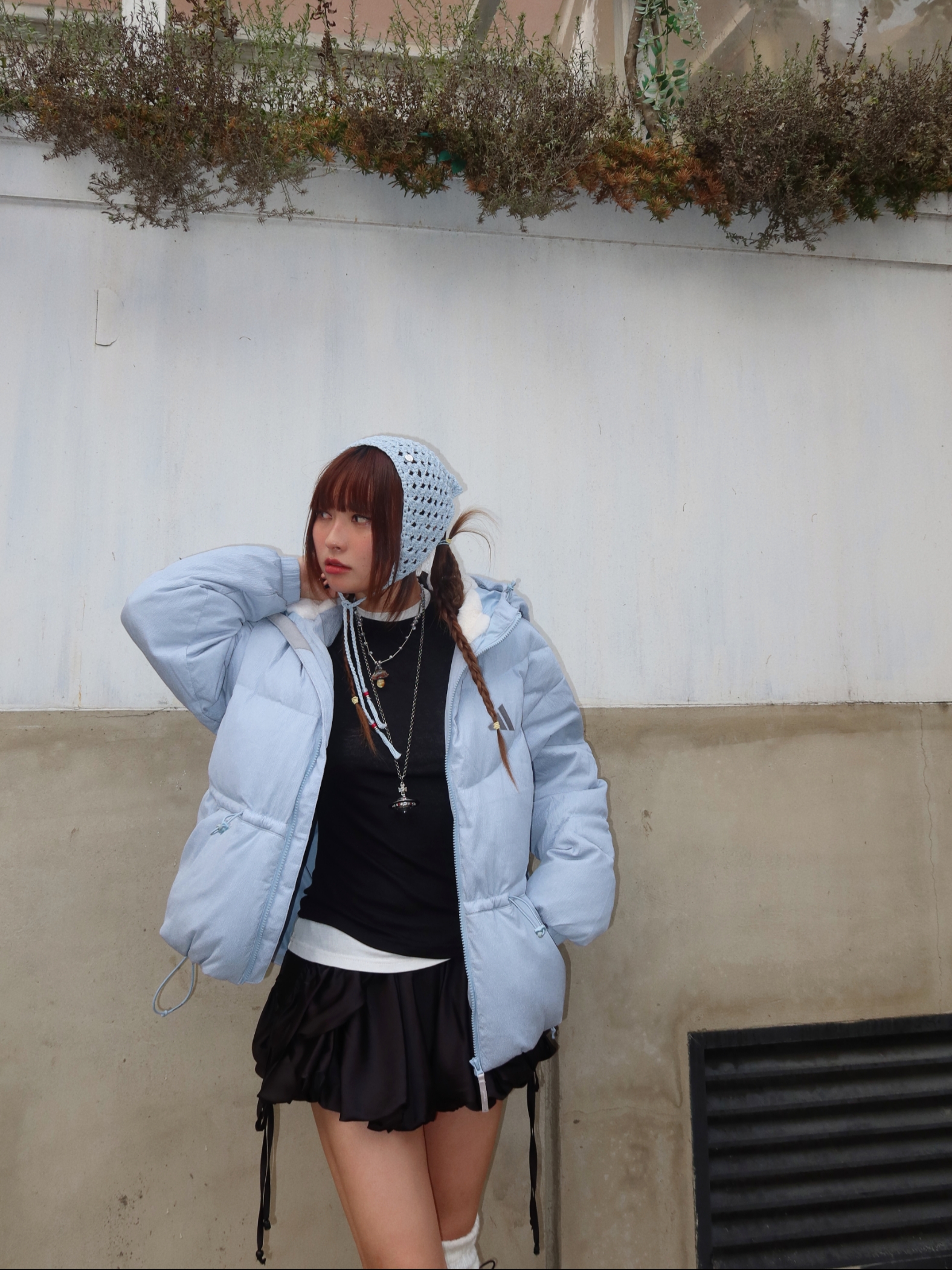 Rick Owens Mega Bumper Geobasket Black Milk 착용 스타일 - 6