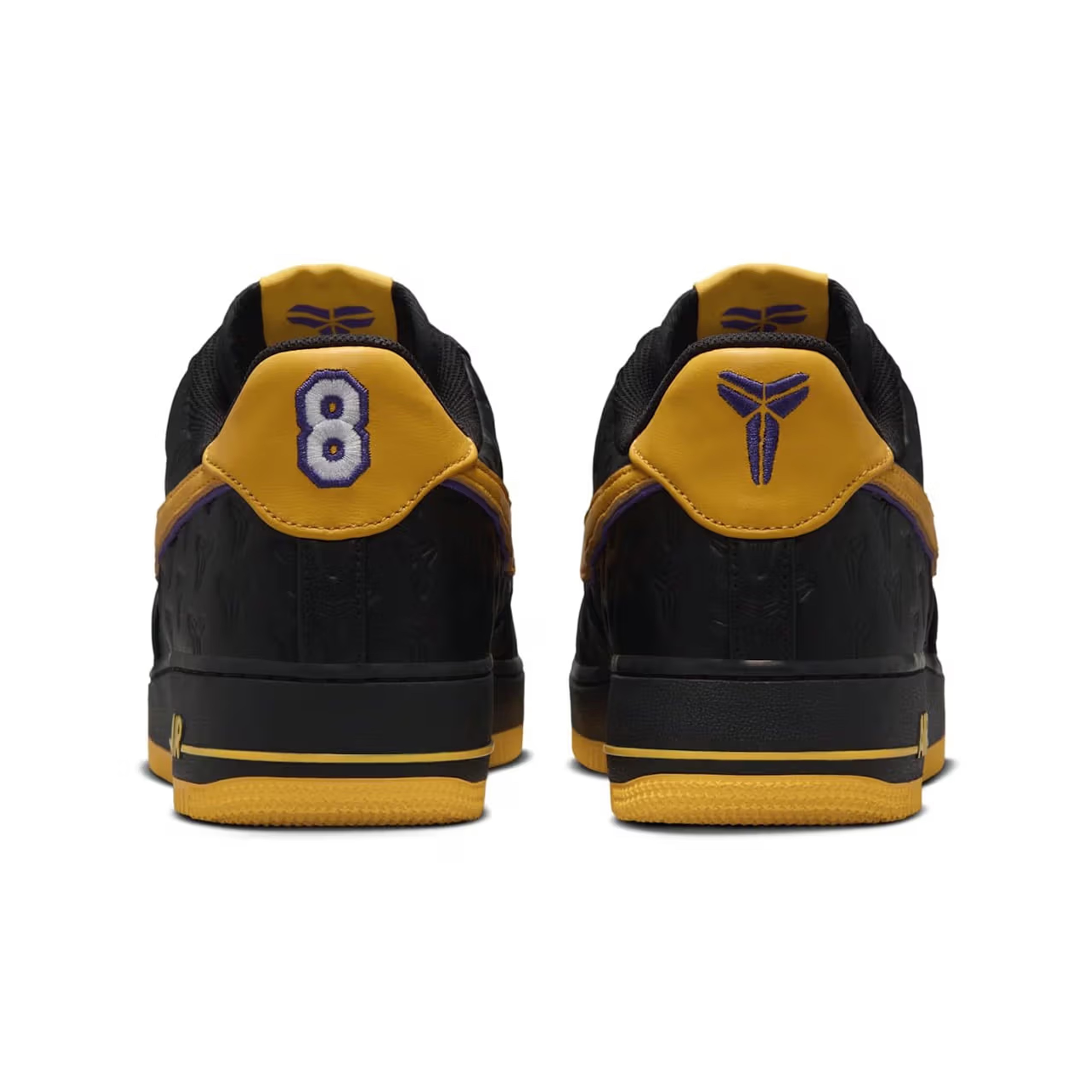 Nike x Kobe Bryant Air Force 1 Low QS Black Varsity Maize 착용 스타일 - 4