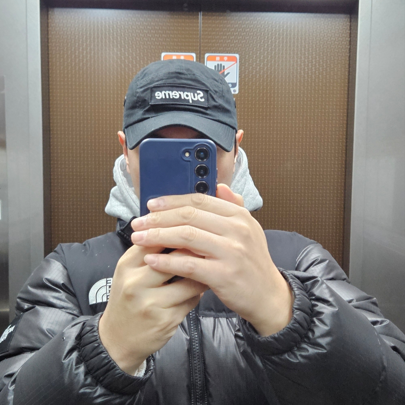 Supreme Military Camp Cap Black - 24SS 착용 스타일