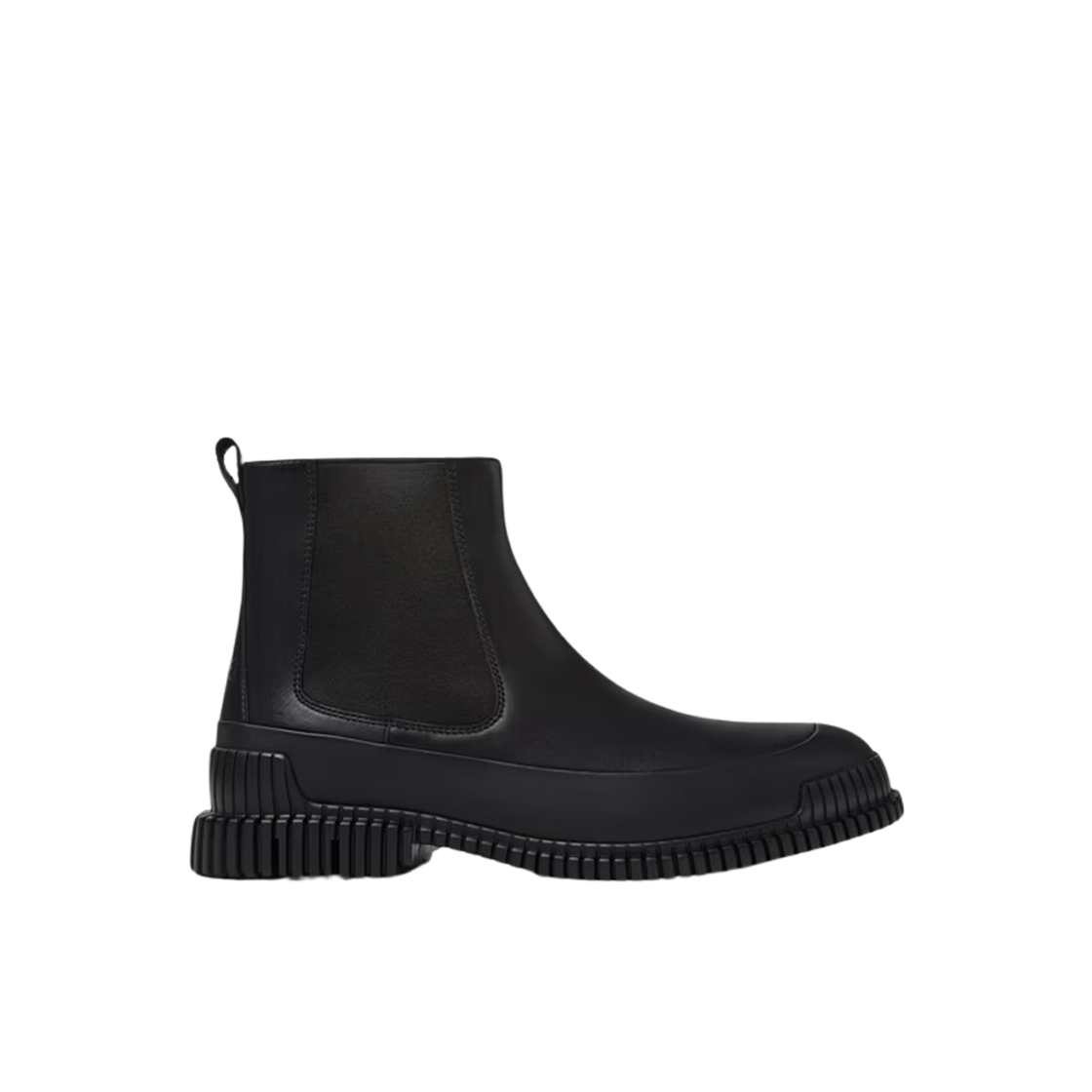 K300252-015 Camper Pix Leather Ankle Boots Black