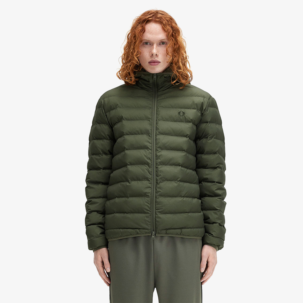 프레드페리 후디드 인슐레이트 자켓 로렐리스그린(Fred Perry Hooded Insulated Jacket Laurel Wreath Green) - 2