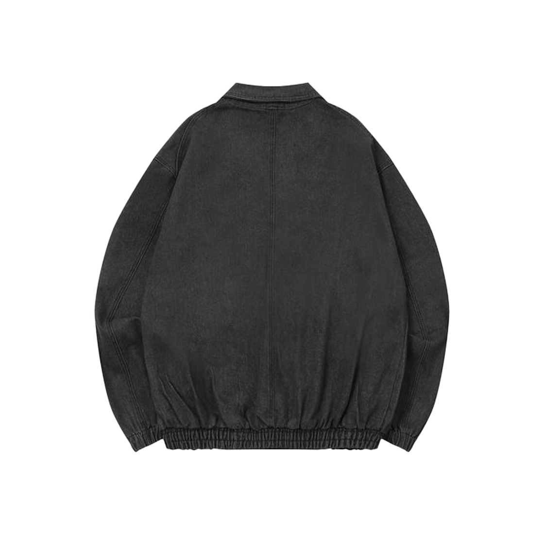 무센트 트리트 커팅 데님 블루종 자켓 블랙(MUCENT Treat Cutting Denim Blouson Jacket Black) - 2