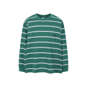 [KREAM 단독] California General Store Organic Cotton Border Crew Neck Kelly Green - 24FW