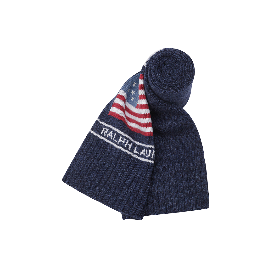 [15% 적립] 폴로 랄프 로렌 인타르시아 니트 플래그 스카프 네이비 멀티 - 24FW([15% 적립] Polo Ralph Lauren Intarsia Knit Flag Scarf Navy Multi - 24FW) - 2