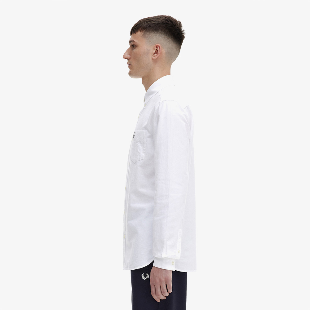 프레드페리 롱 슬리브 옥스포드 셔츠 화이트(Fred Perry Long Sleeves Oxford Shirt White) - 3