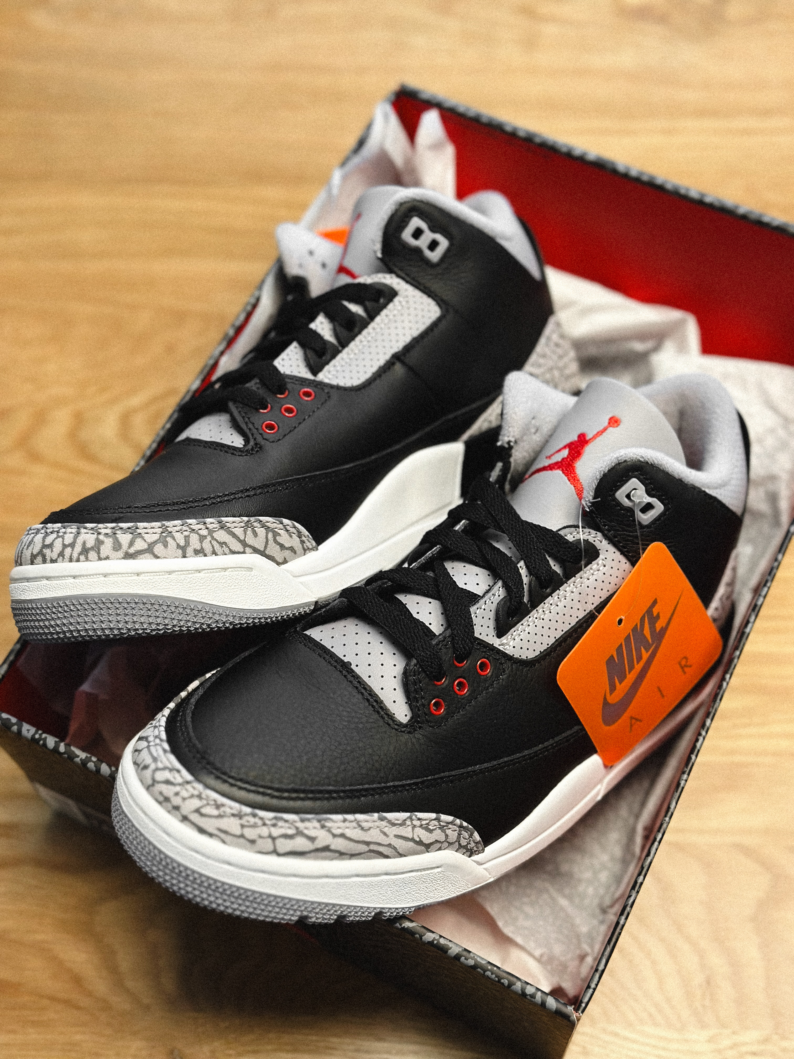 Jordan 3 Retro Black Cement 2024 착용 스타일 - 1
