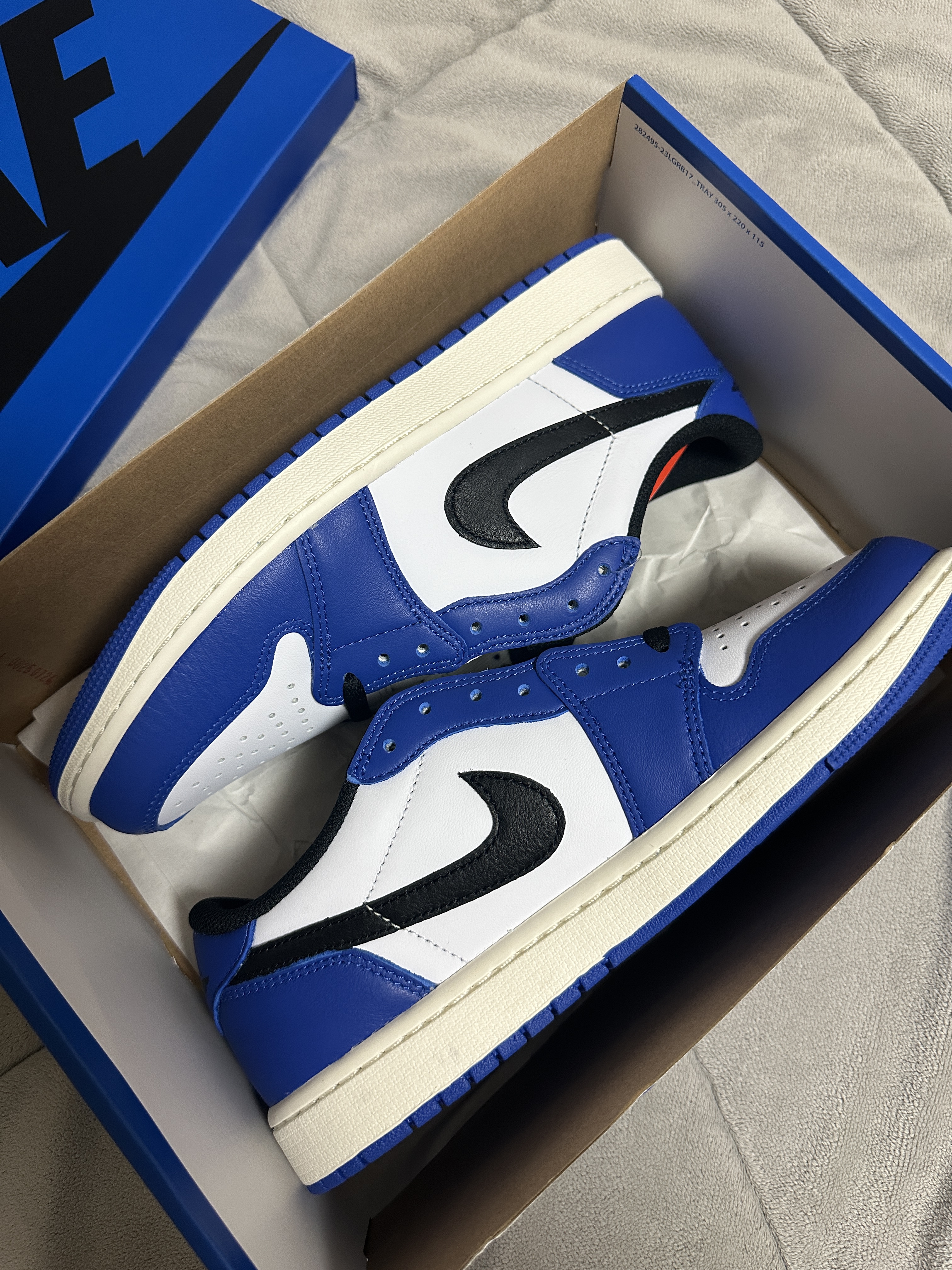Jordan 1 Retro Low OG Game Royal 착용 스타일 - 1