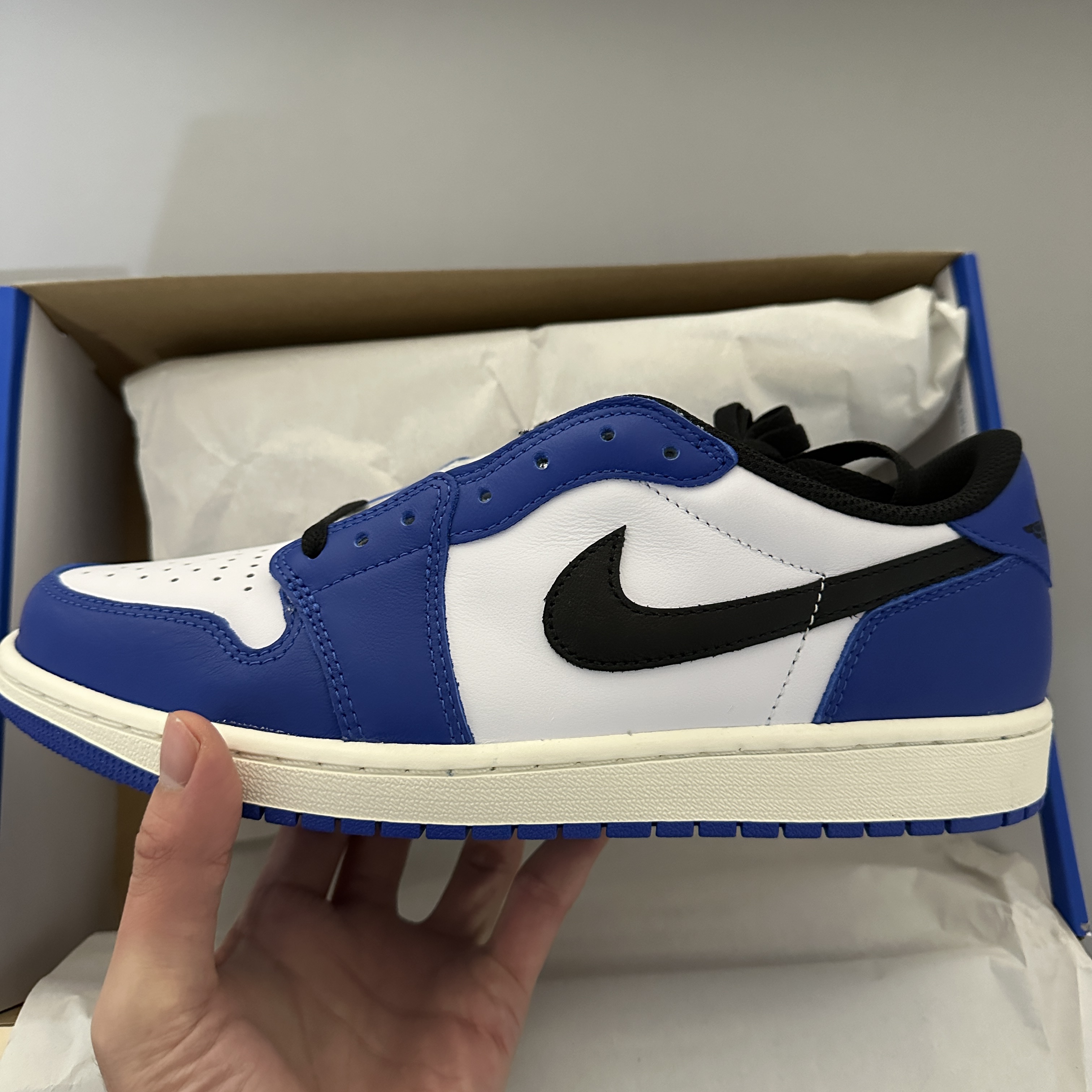 Jordan 1 Retro Low OG Game Royal 착용 스타일 - 3