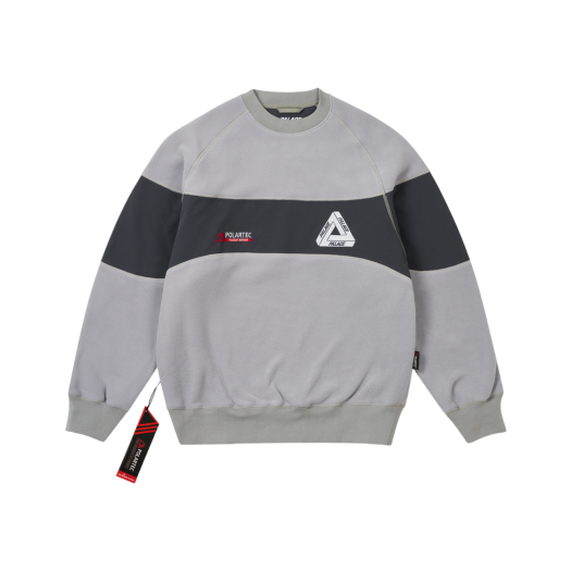Palace Polartec 200 Crew Grey - 24FW