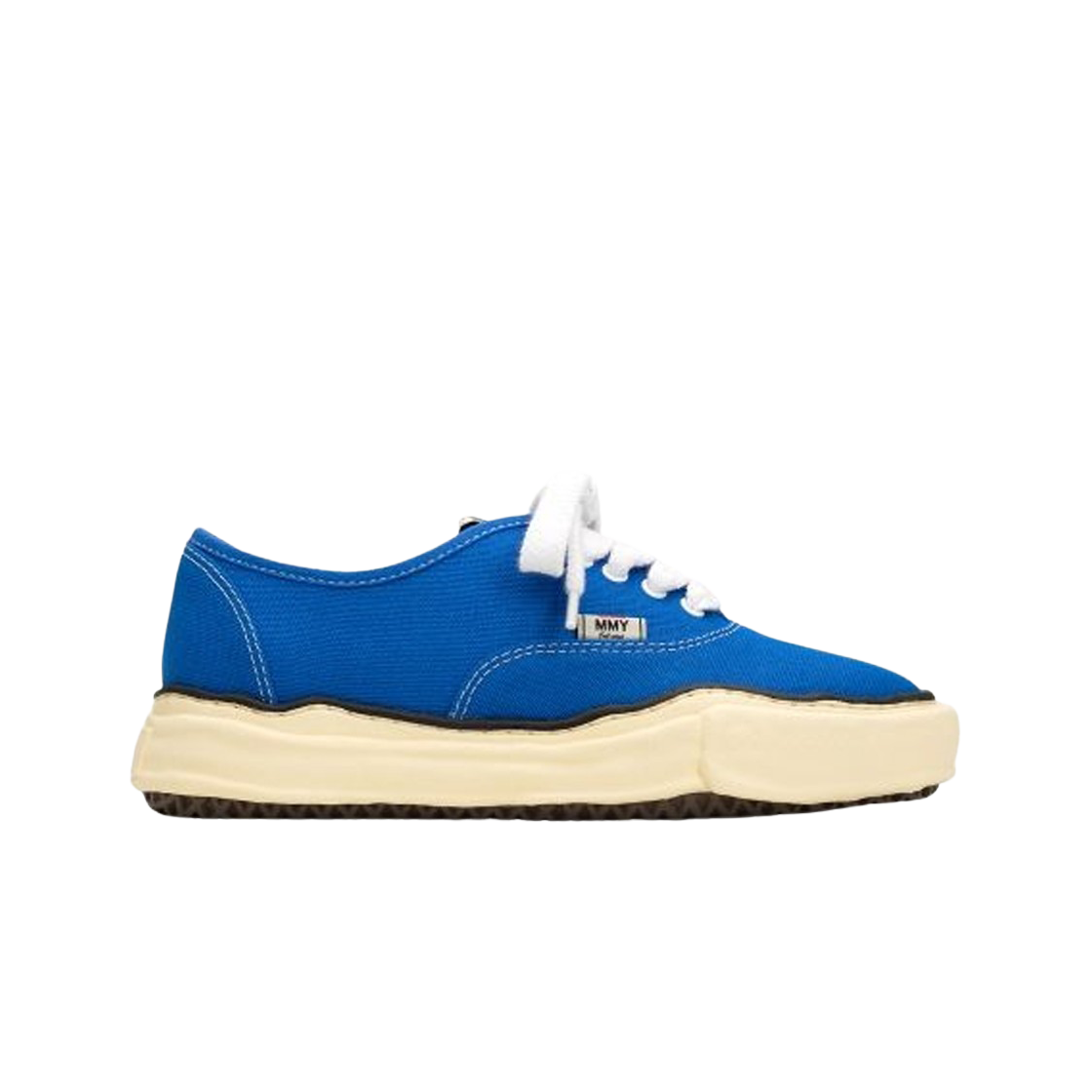 메종 미하라 야스히로 베이커 OG 솔 오버다이드 캔버스 로우탑 스니커즈 CL 블루(Maison Mihara Yasuhiro Baker OG Sole OD Canvas Low-top Sneakers CL Blue)
