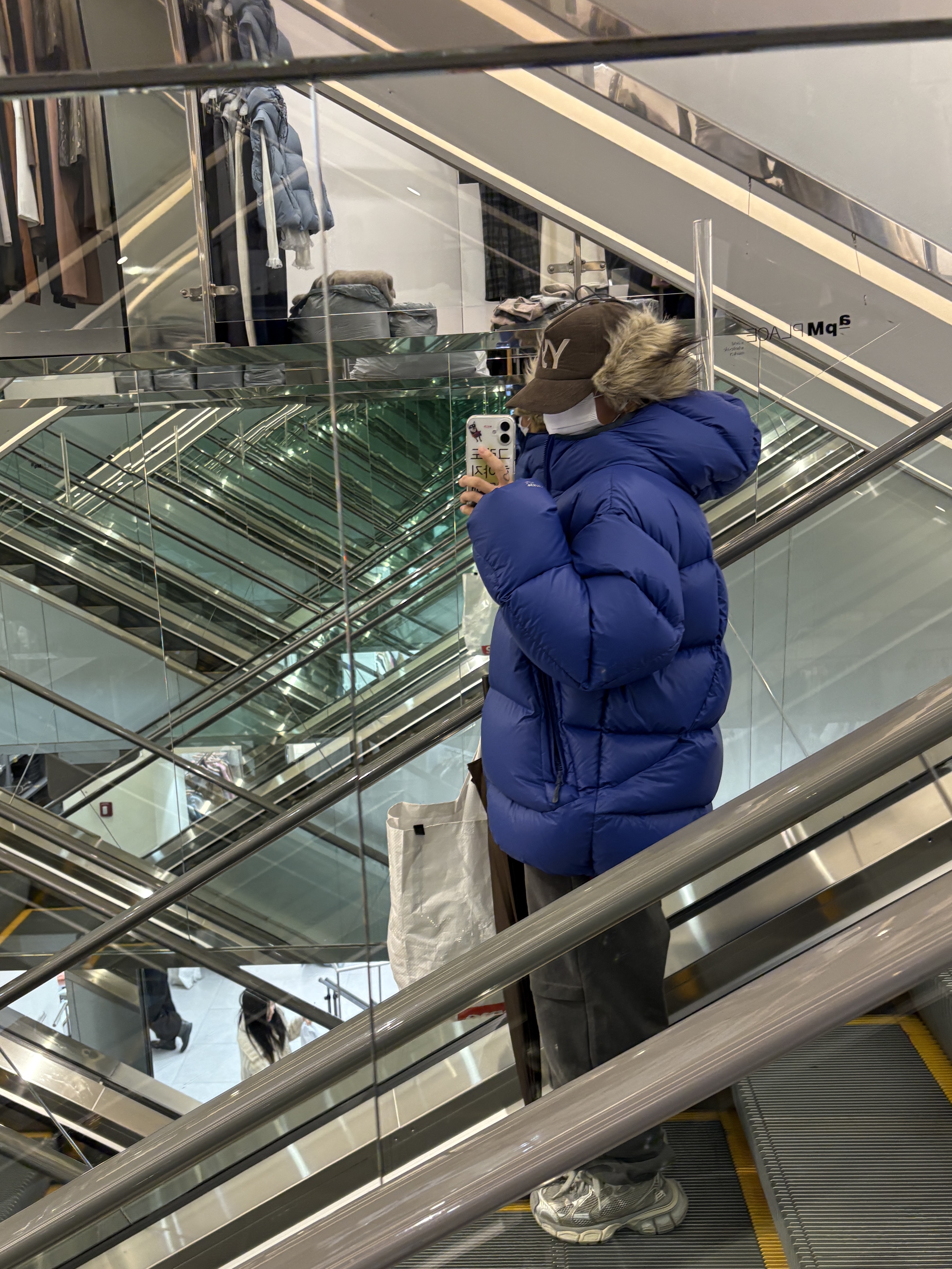 Palace Pertex Opaque Balaclava Puffa Deep Ultra - 24FW, Open Yy Faux Fur Corduroy Earflap Cap Khaki 착용 스타일