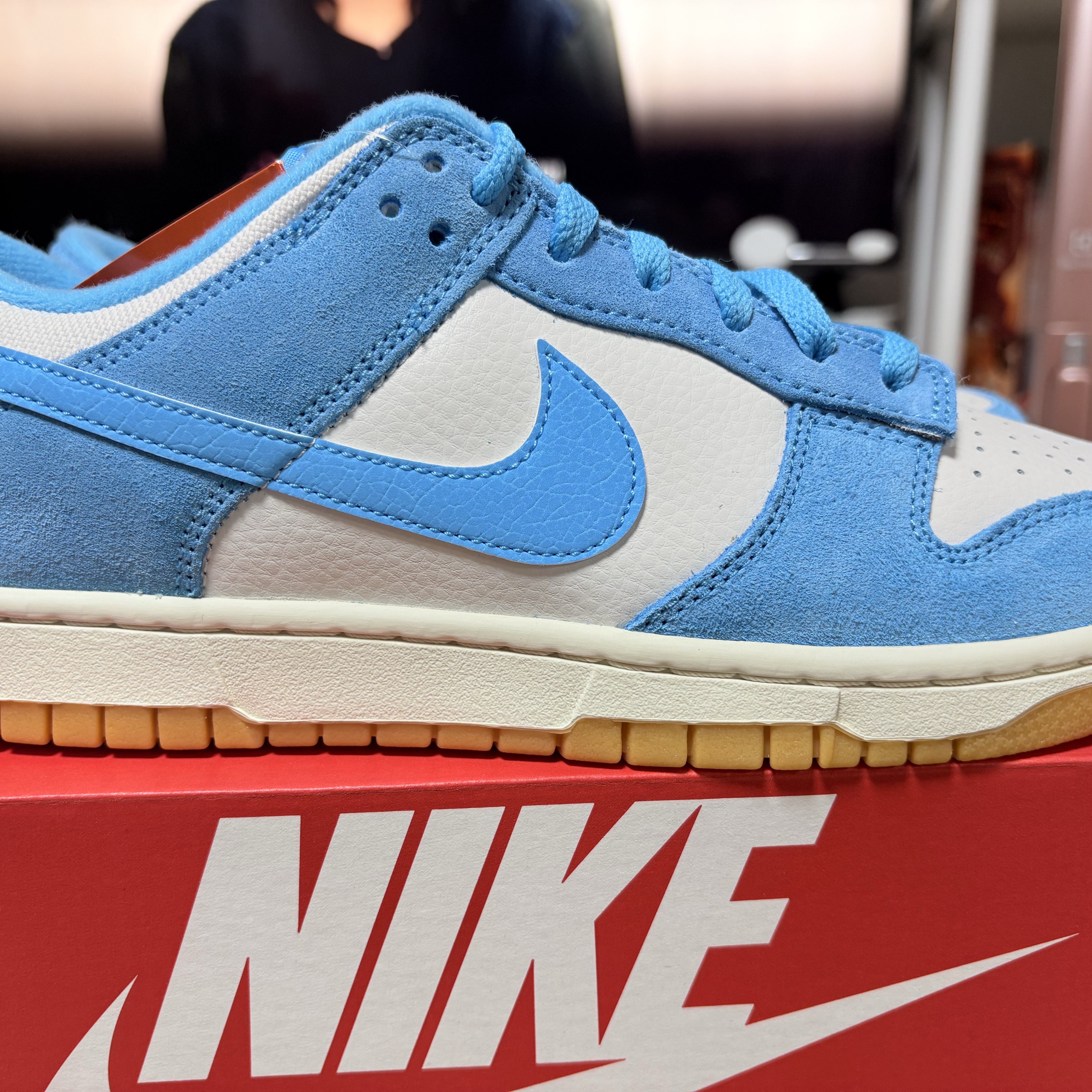 Nike Dunk Low SE Phantom Baltic Blue 착용 스타일 - 3