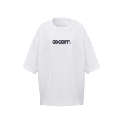 GOGORR Oversized Fit Logo T-Shirt Black