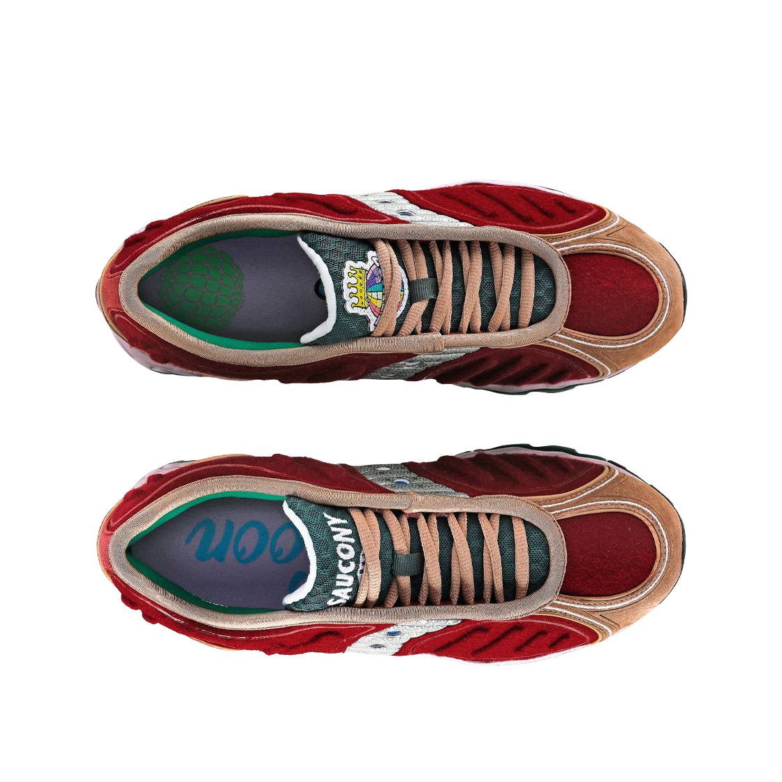 써코니 x 제이 팁스 매트릭스 버건디(Saucony x Jae Tips Matrix Burgundy) - 2