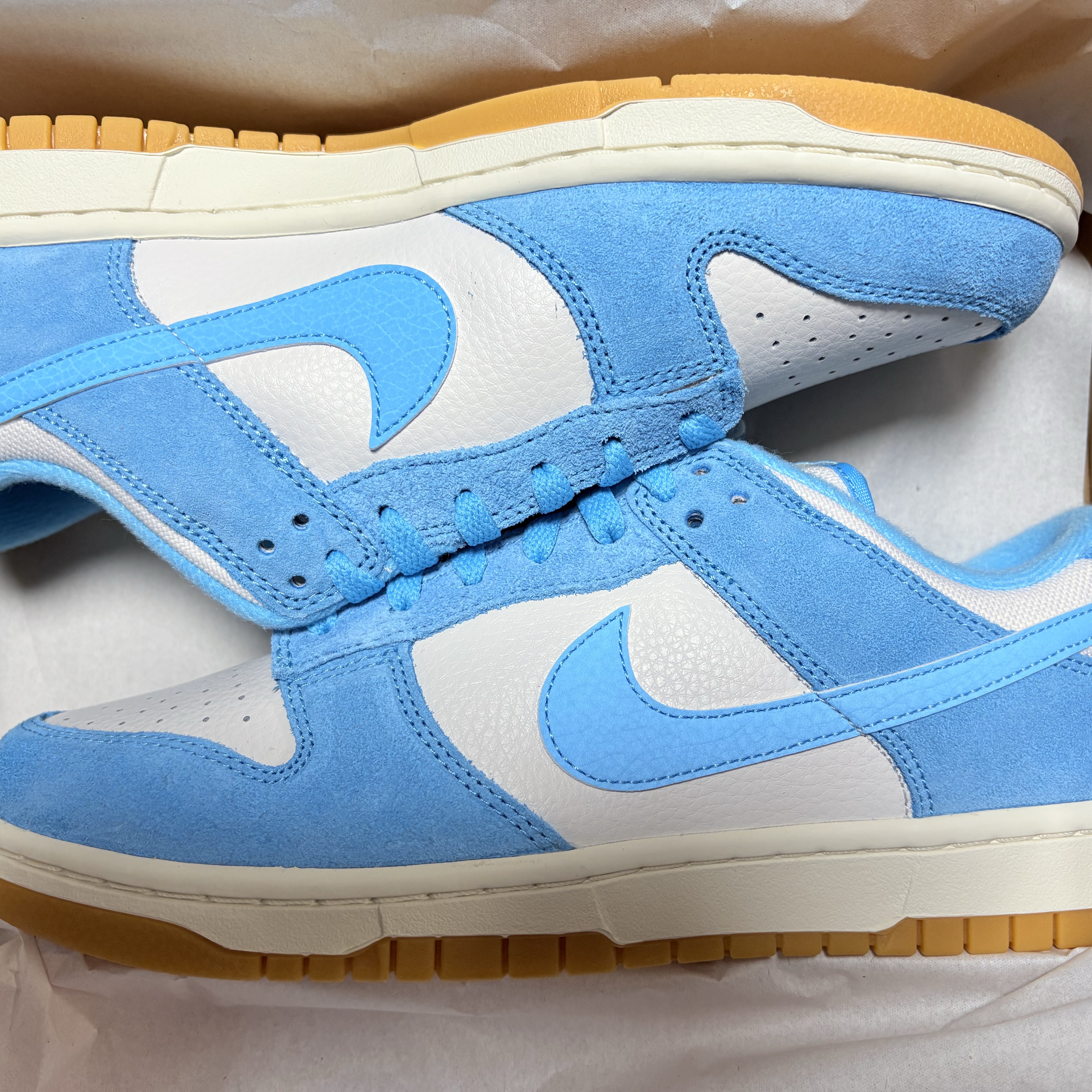 Nike Dunk Low SE Phantom Baltic Blue 착용 스타일 - 2