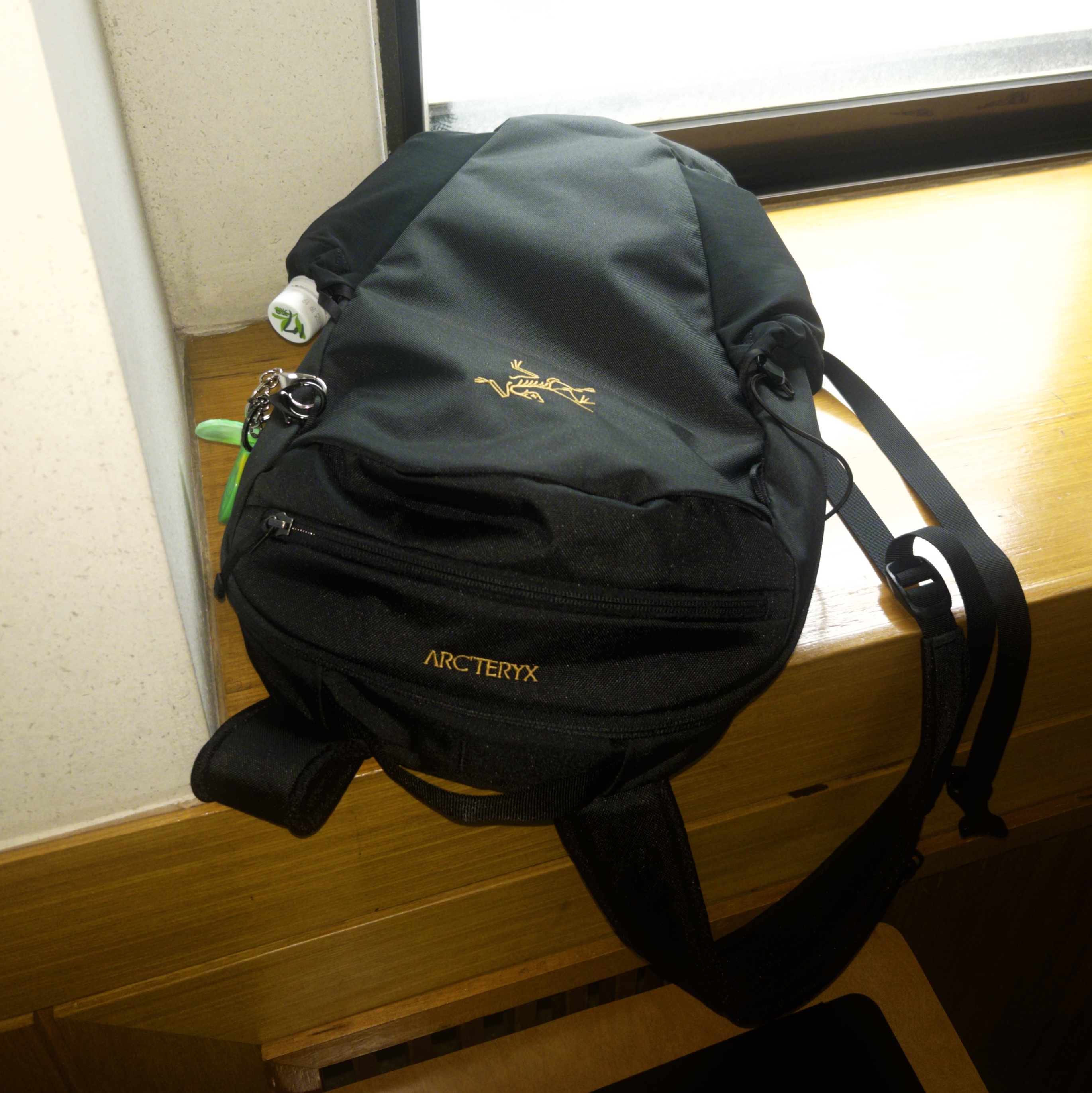 Arc'teryx Mantis 16 Backpack Black 착용 스타일
