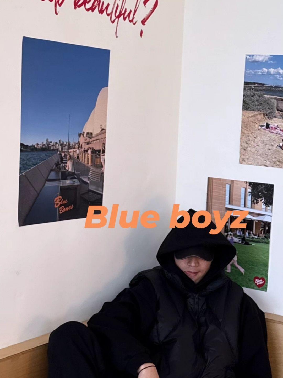 Yeezy x Gosha Rubchinskiy YZY Black Dogs Hoodie Black 착용 스타일