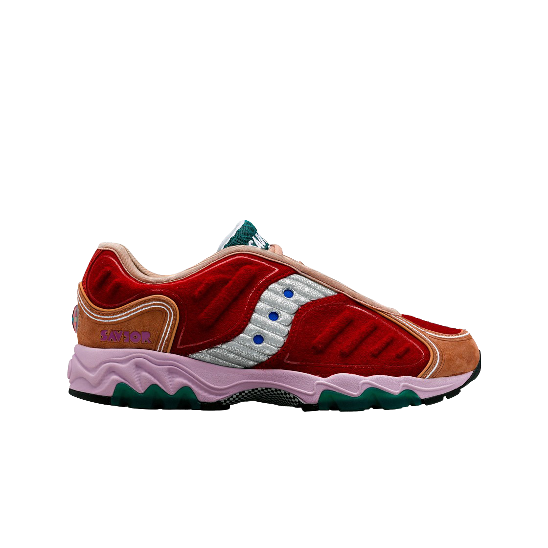 S70922-1 Saucony x Jae Tips Matrix Burgundy