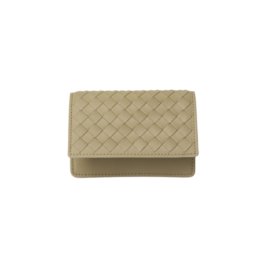 Bottega Veneta Flap Card Case Beige