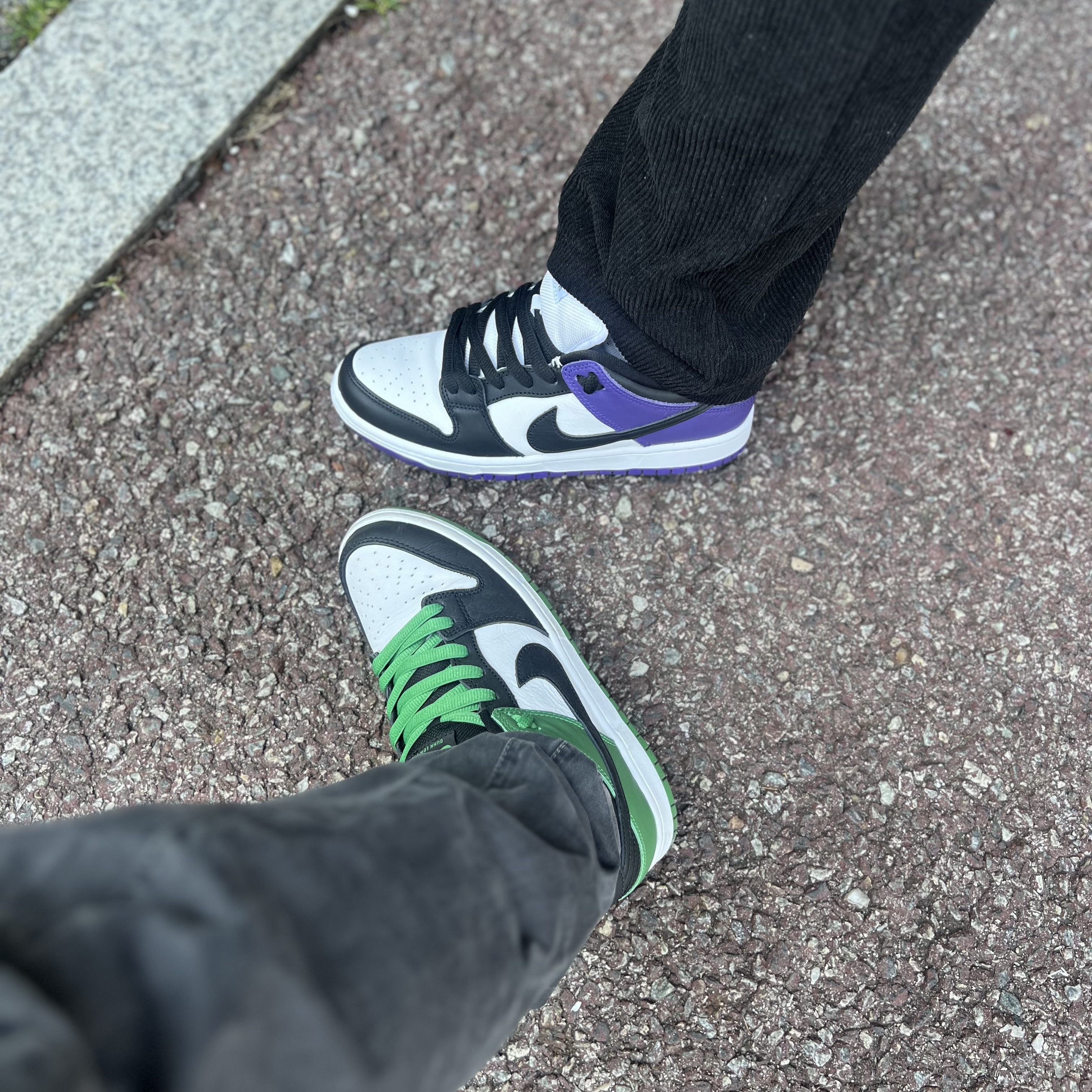 Nike SB Dunk Low Pro Court Purple 착용 스타일