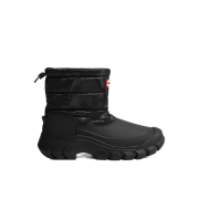 (W) Hunter Intrepid Tall Reflective Camo Snow Boots Black