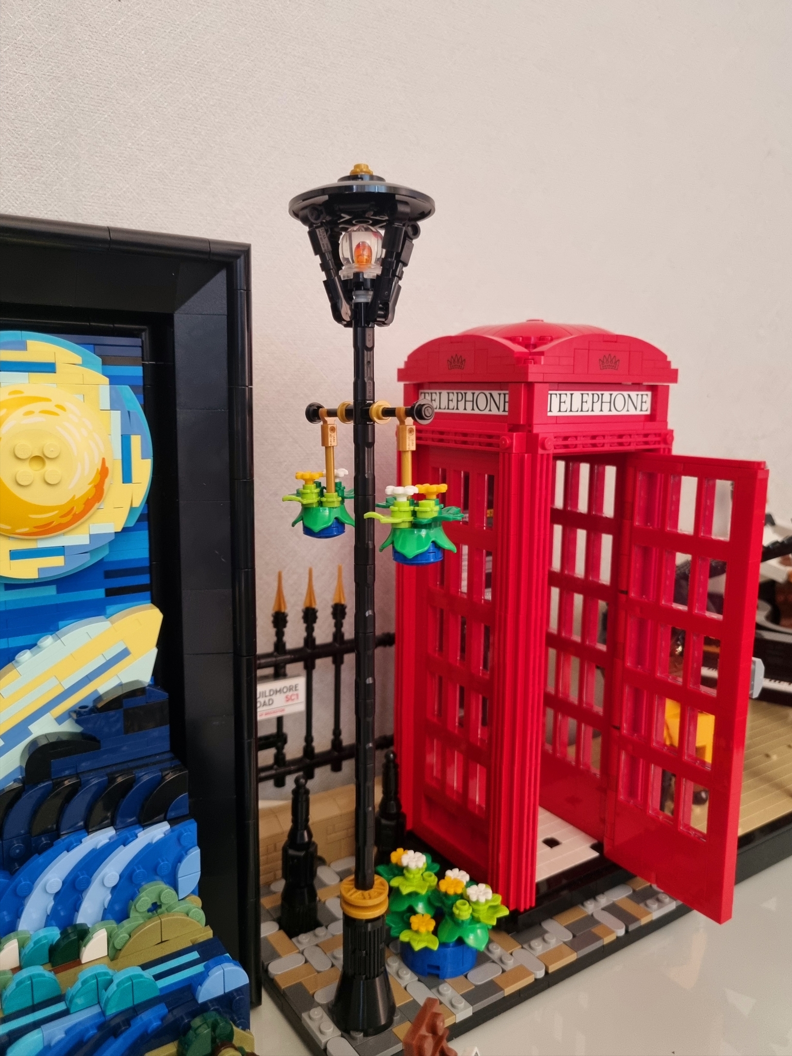 Lego Red London Phone Box 착용 스타일 - 3