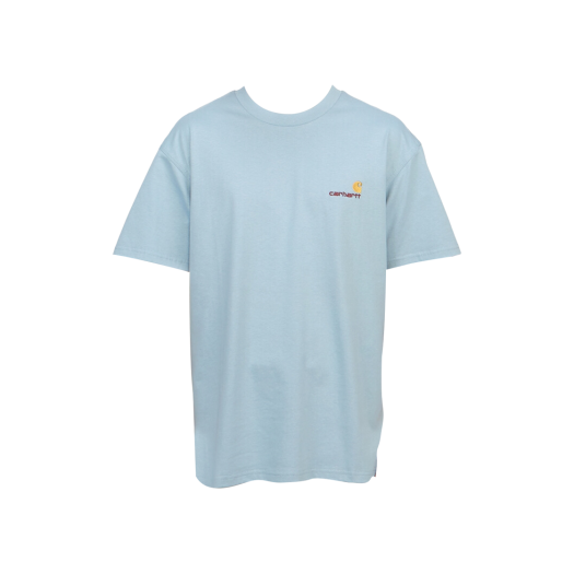 Carhartt WIP S/S American Script T-Shirt Frosted Blue