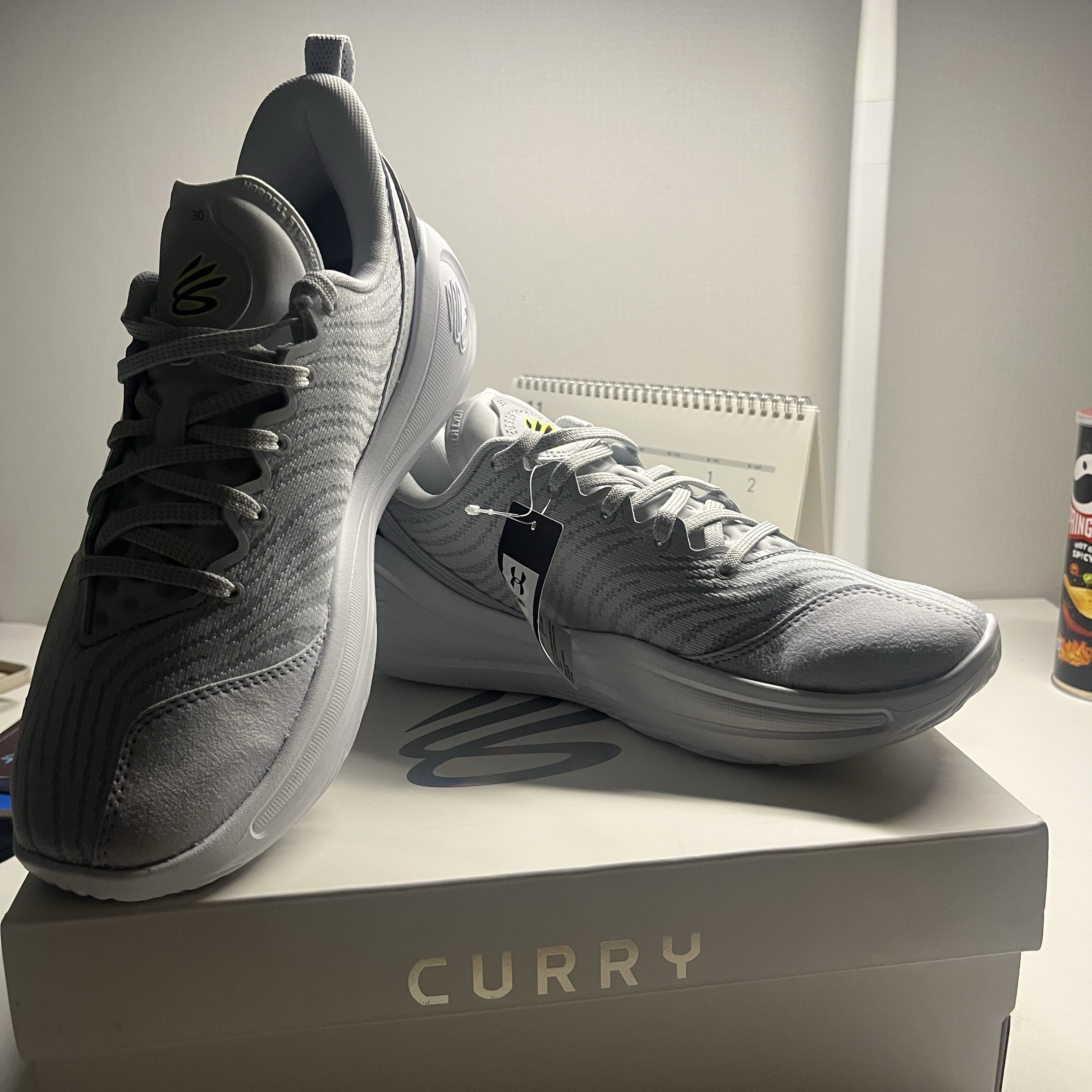 Under Armour Curry 12 Gray Black 착용 스타일
