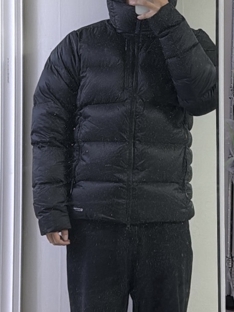 Pyrenex Hudson XP Technical Alpinism Down Jacket Black 착용 스타일 - 4