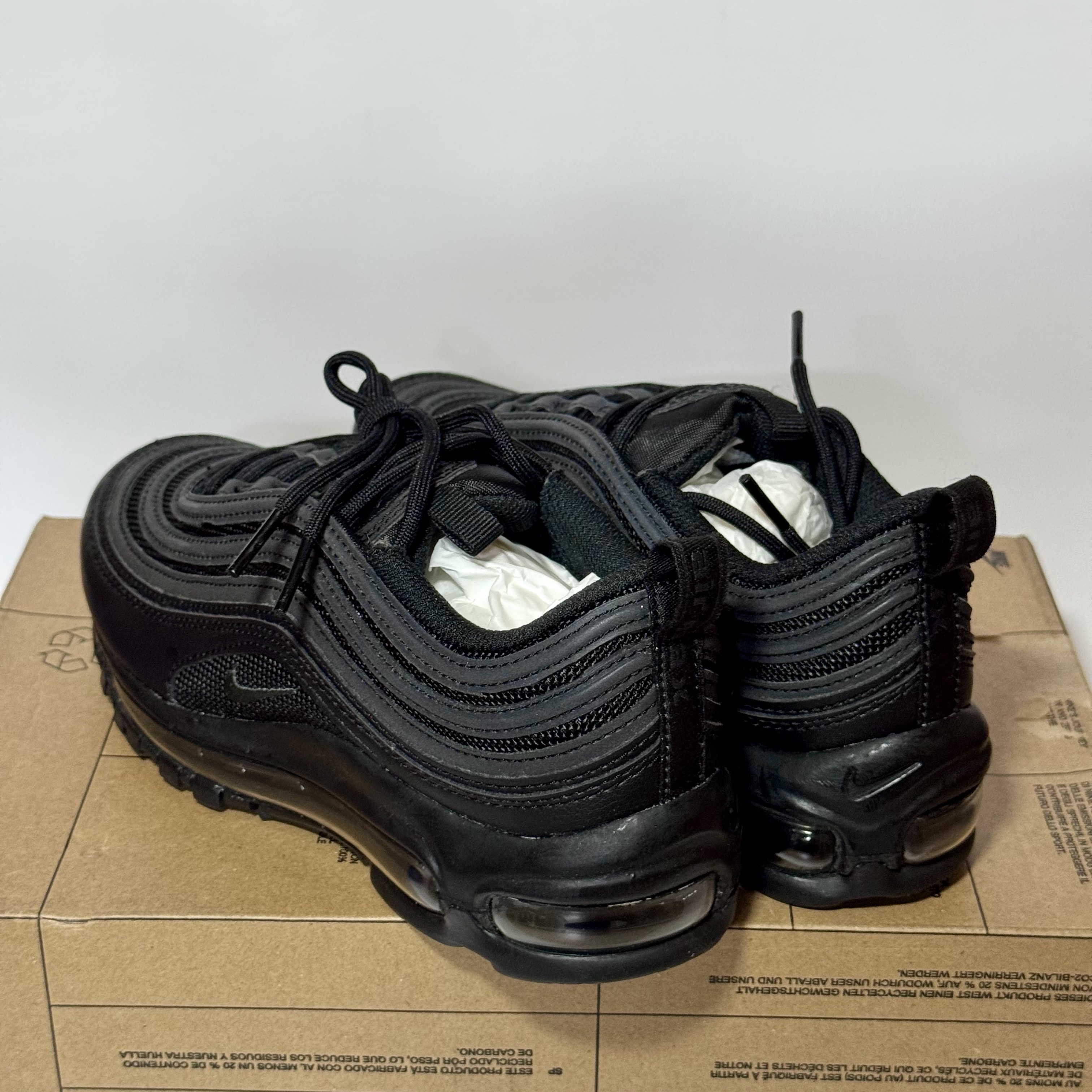 (W) Nike Air Max 97 Next Nature Black 착용 스타일 - 3