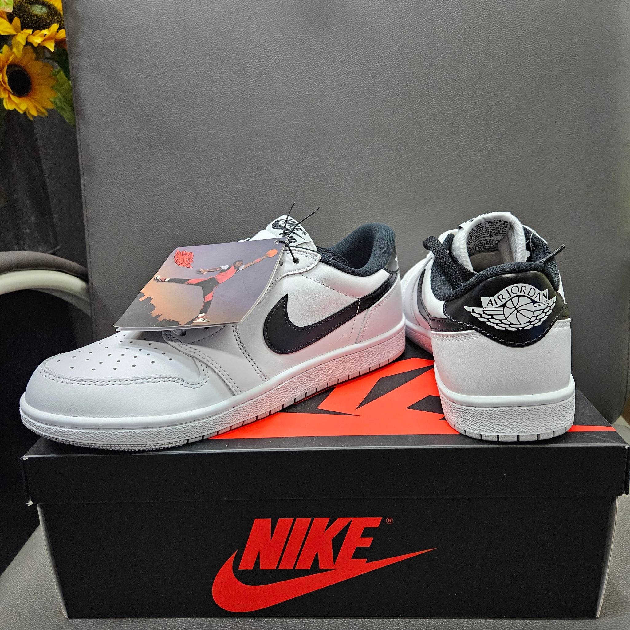 Jordan 1 Low 85 White Black 착용 스타일