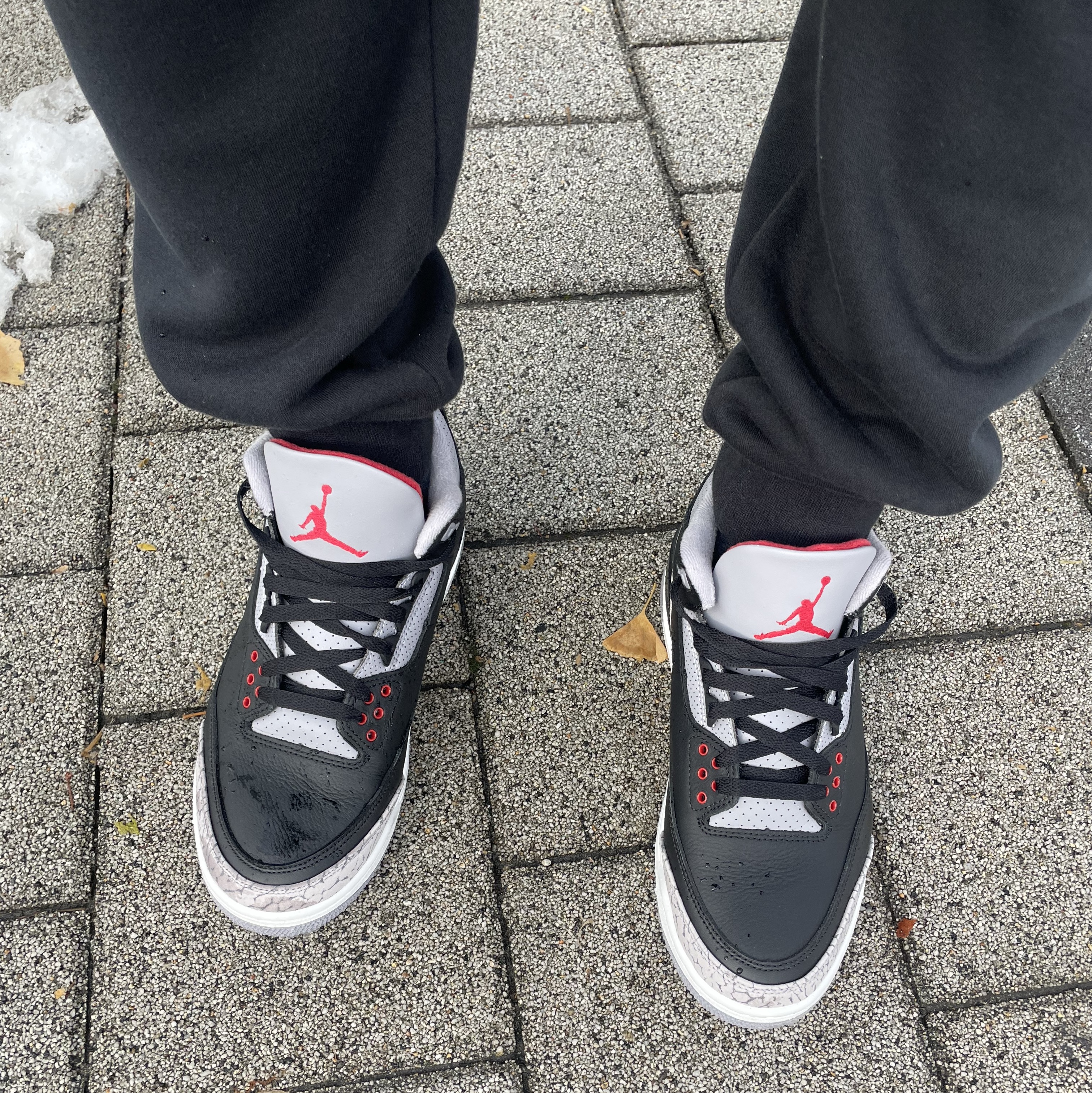 Jordan 3 Retro Black Cement 2024 착용 스타일 - 1