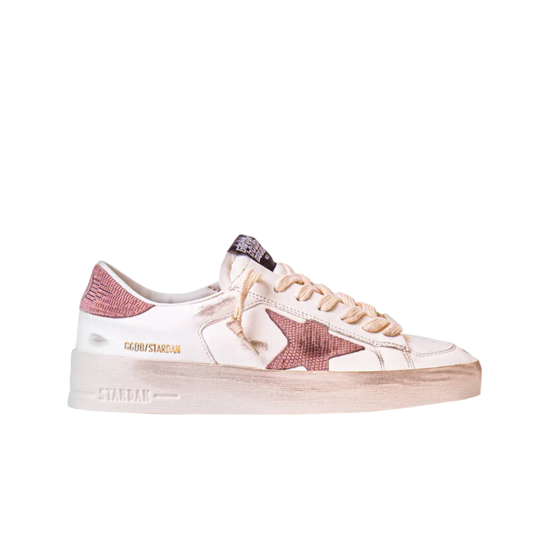 GWF00667-F006168-15619 (W) Golden Goose Stardan Cream Pink
