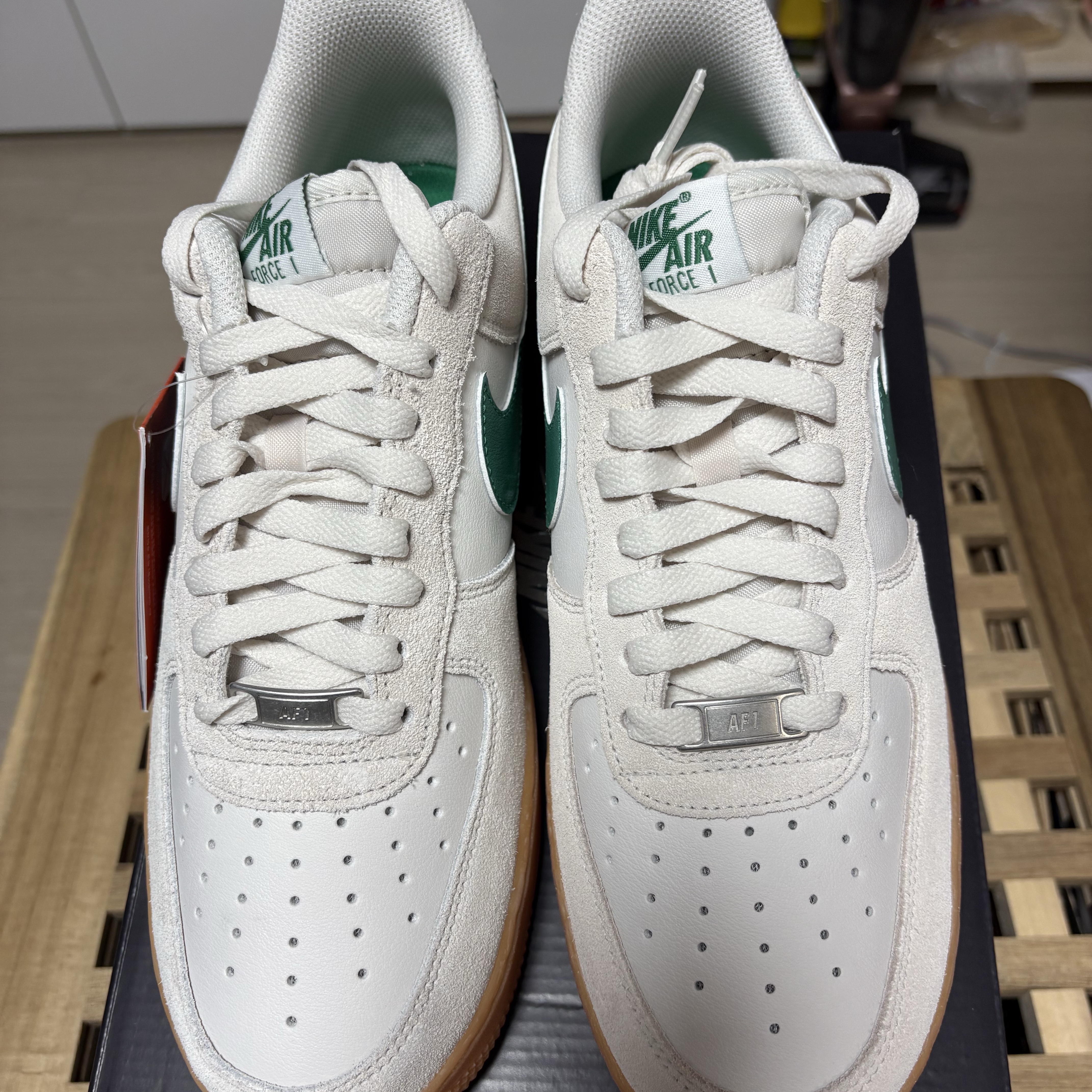 Nike Air Force 1 '07 LV8 Phantom Malachite 착용 스타일 - 4